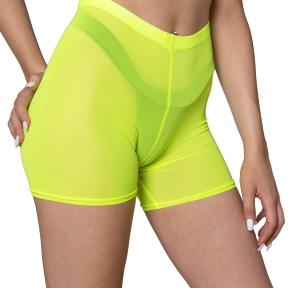 Citron biker shorts - Picture 1 of 2